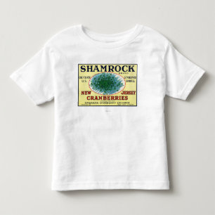 Kleeblatt-Marken-Moosbeeraufkleber Kleinkind T-shirt