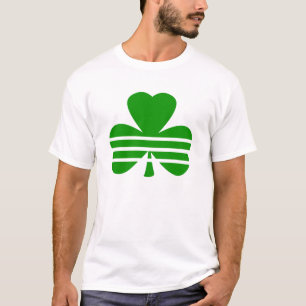 Kleeblatt mit horizontalen Streifen T-Shirt