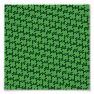 Kleeblatt Muster Fotodruck