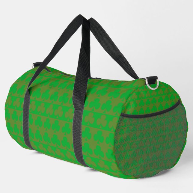 Kleeblatt-Muster groß Duffle Bag (Rechte Ecke)
