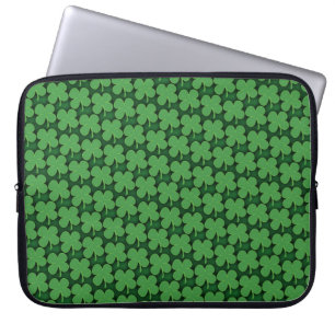 Kleeblatt Muster Laptopschutzhülle