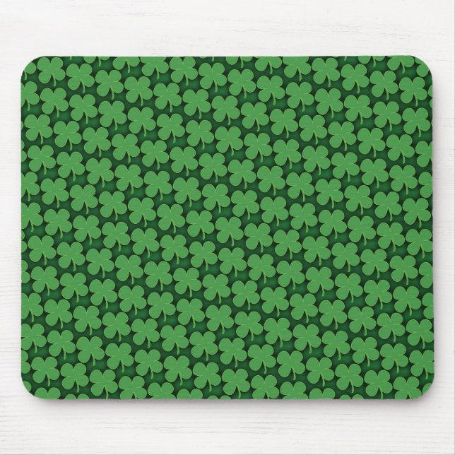 Kleeblatt Muster Mousepad (Vorne)