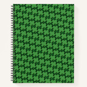 Kleeblatt Muster Notizbuch