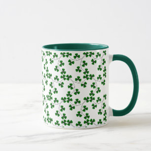 Kleeblatt-Muster-Tasse Tasse