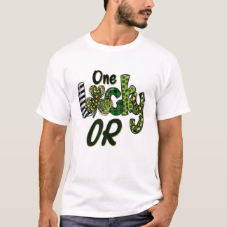 Kleeblatt One Lucky OR Nursing St Patricks Day T-Shirt