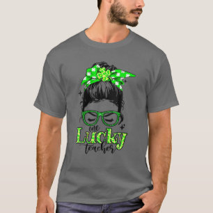 Kleeblatt One Lucky Teacher St. Patrick's Day Scho T-Shirt