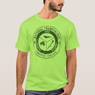 Kleeblatt, Papier, Shillelagh-Meisterschaften T-Shirt