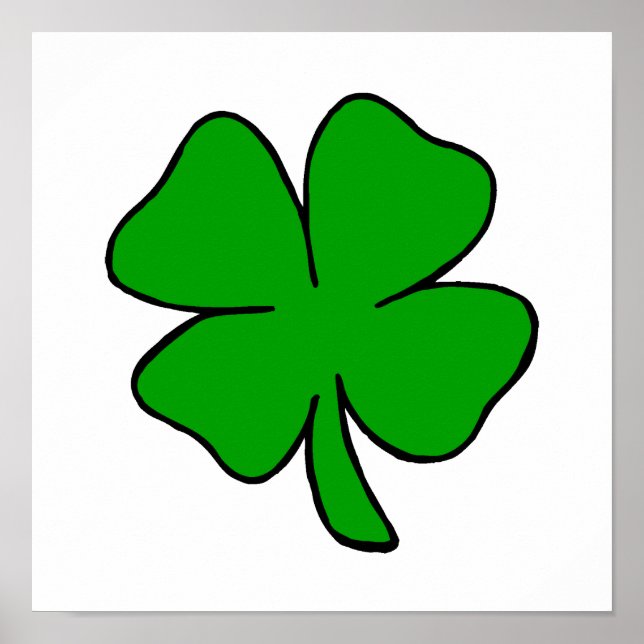 Kleeblatt Poster (Vorne)