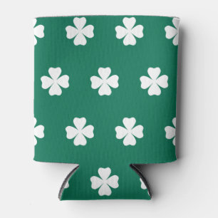Kleeblatt Print Pattern, Männer Frauen Kinder, Ir Dosenkühler