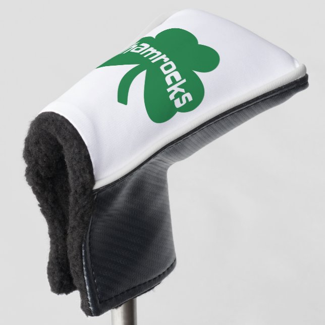 Kleeblatt-Putter-Abdeckung Golf Headcover (3/4 Vorderseite)