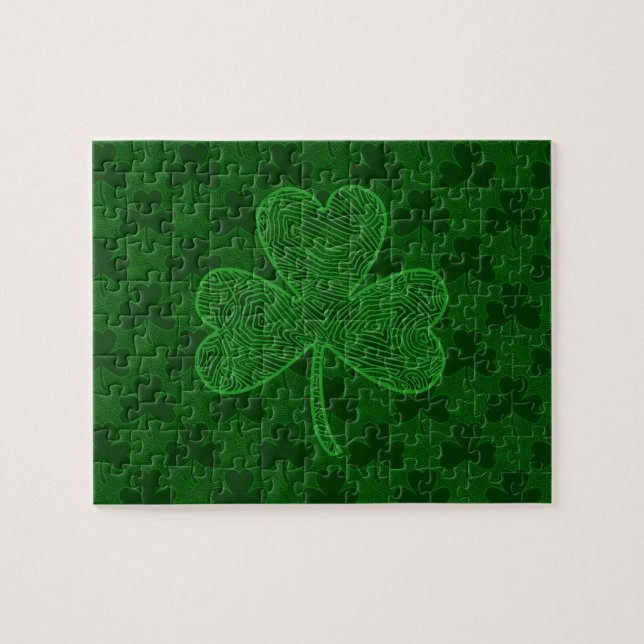 Kleeblatt-Puzzlespiel Puzzle (Horizontal)