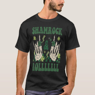 KLEEBLATT & ROLLLL Schwermetall Punk Rock St Patri T-Shirt