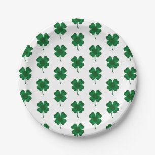 Kleeblatt Saint Patrick's Day  Pappteller