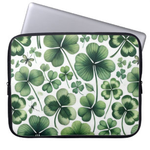 Kleeblatt-Schlitterstepp Laptopschutzhülle