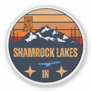 Kleeblatt Seen, Indiana Aufkleber