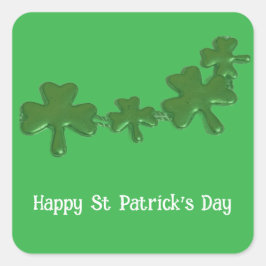 Kleeblatt St. Patrick's Day Aufkleber