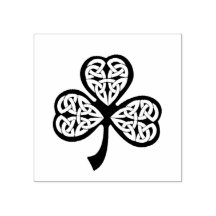 Kleeblatt St. Patrick's Day Celtic Knot Wood Block