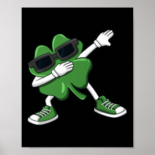 Kleeblatt St Patrick's Day Fun Boys Girls K Poster