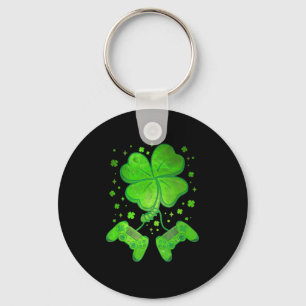 Kleeblatt St Patricks Day Gamer Boys Men Men Schlüsselanhänger