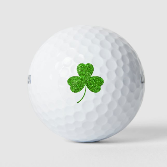 Kleeblatt St. Patrick's Day Golfball (Vorderseite)