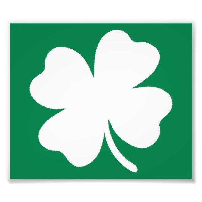 Kleeblatt St Patricks Day Irland Fotodruck (Vorne)