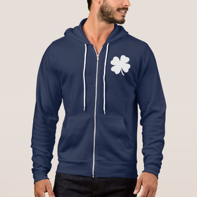 Kleeblatt St Patricks Day Irland Grüne Klee Hoodie (Vorderseite)