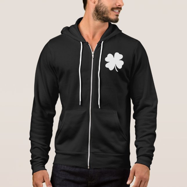 Kleeblatt St Patricks Day Irland Hoodie (Vorderseite)