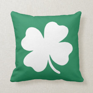 Kleeblatt St. Patricks Day Irland Kissen