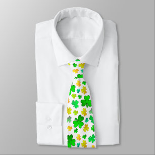 Kleeblatt St. Patrick's Day Krawatte