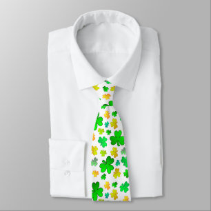 Kleeblatt St. Patrick's Day Krawatte