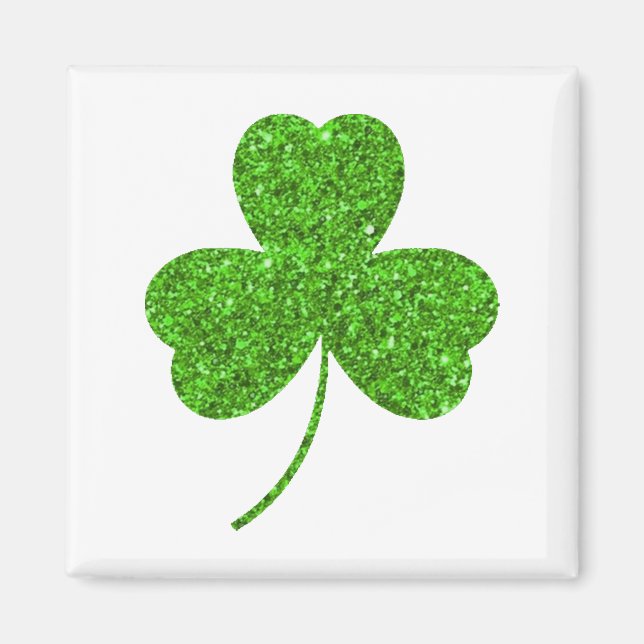 Kleeblatt St. Patrick's Day Magnet (Vorne)