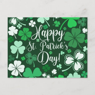 Kleeblatt St. Patrick's Day Postkarte
