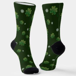 Kleeblatt St. Patrick's Day Socken