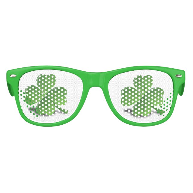Kleeblatt ・ St. Patrick's Day Sonnenbrille (Vorderseite)