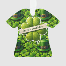 Kleeblatt St. Patrick's Day viel Spaß