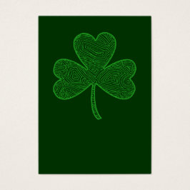 Kleeblatt St. Patricks Day Wallet Cards