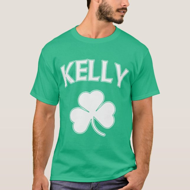 Kleeblatt-St. Patricks Kelly irischer Tag T-Shirt (Vorderseite)