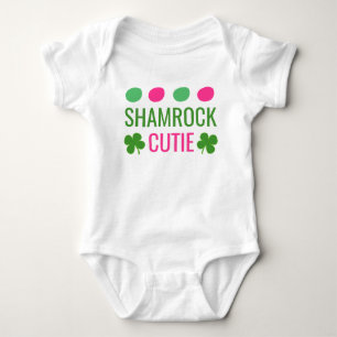 Kleeblatt Süsse // Niedlich St Patrick's Day Baby Strampler