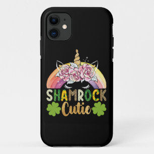 Kleeblatt Süßes Einhorn Regenbogen St. Patrick's D Case-Mate iPhone Hülle