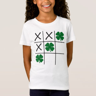 Kleeblatt Tic Tac Toe T-Shirt
