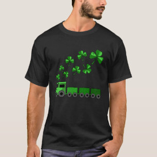 Kleeblatt Train St Patricks Day Lucky Irish C Boys T-Shirt