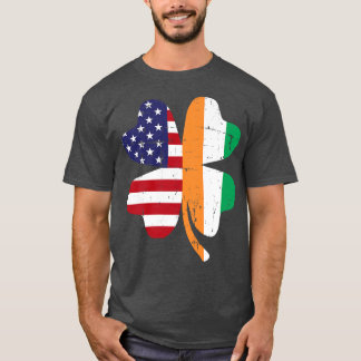 Kleeblatt USA Ireland St Patricks Day T-Shirt