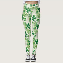 Kleeblatt Vierblättriges Kleeblatt St. Patrick's D Leggings