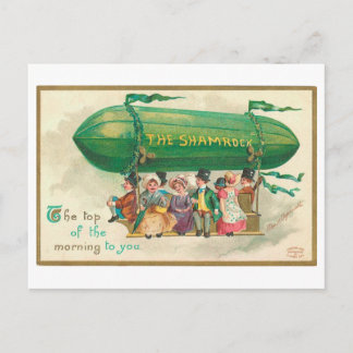 Kleeblatt Vintag St. Patrick's Day Postkarte