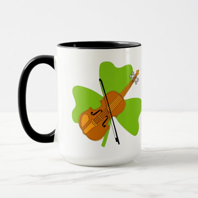 Kleeblatt Violin Tasse (Links)