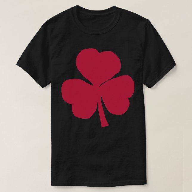 Kleeblatt Viva Magenta St Patricks Day T-Shirt (Design vorne)