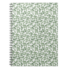 Kleeblatt Wasserfarbe St. Patrick's Clover Gemuste Notizblock