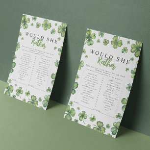 Kleeblatt würde sie eher ein Baby-Duschspiel mache