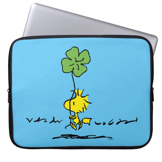 Kleeblatt zur Holzbeförderung Laptopschutzhülle (Vorderseite)