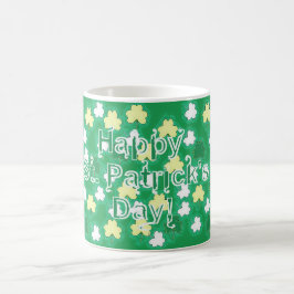 Kleeblätter an St Patrick Tag Tasse